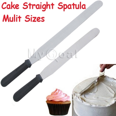 2pcs/set Cake Straight Spatula Smooth Filling Blade Icing Spread Palette Knife Decorating[01010249*2] [kitchenware 79|]